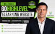 build gohighlevel elearning website online course funnel and education page