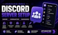 set up a professional gaming discord server your