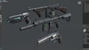 create realistic 3d gun models, weapon props, 3d assets and animation