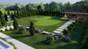2d golf course layouts, putting green designs, and realistic 3d landscape visual