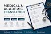 translate medical and academic documents professionally