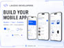 develop custom web application and flutter mobile app