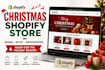 create christmas shopify store, holiday store, christmas dropshipping store