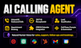 build ai voice agent, ai calling agent, ai receptionist and ai chatbot
