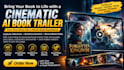 create cinematic ai book trailer video for book promotion