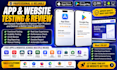 do app reviews app testing website review website testing qa testing qa
