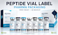 design peptide vial, medicine boxes and pharma packaging