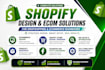 design shopify store, ecommerce dropshipping store