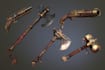 high quality weapon concept art for gaming and more
