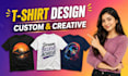 design creative custom t shirt designs