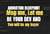 fix or retarget and setup animation blueprint for 3d character in unreal engine