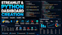 build interactive streamlit data apps python dashboards and fastapi