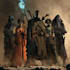 do group party character art, dnd party