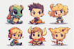 design cute cartoon characters