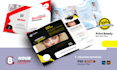 design professional trifold bifold brochure and flyer