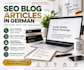 professional german website content and product copy