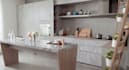 kitchen design with realistic 3d rendering,  autodesk revit and enscape
