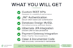 develop custom java spring boot rest api with mysql crud operation