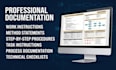 write professional work instructions and method statements