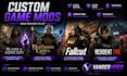 create custom mods for blade and sorcery, bg3, fallout and resident evil
