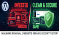 do wordpress malware removal and fix hacked site