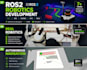 develop ros2 robotics software in cpp and python with gazebo and rviz