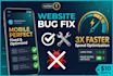 fix your website bugs and improve performance
