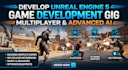 create a complete unreal engine 5 multiplayer game with advanced ai