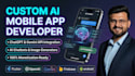 develop custom ai mobile app with chatgpt gemini api in flutter android