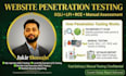 do website penetration testing, sqli, lfi and rce