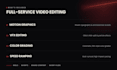 edit cinematic reels with motion graphics and vfx
