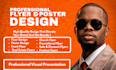 design professional flyers, posters and event graphics