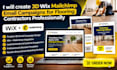 create 3d wix mailchimp email campaigns for flooring contractors professionally
