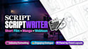 write a 5 minute short film script or manga and webtoon script