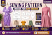 create custom sewing patterns, pattern drafting, grading and PDF patterns