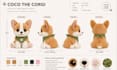 design a custom plush toy reference sheet for your character