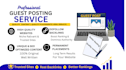 do guest post outreach and find quality websites