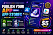 publish your app to google and apple app store