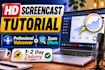 create HD screencast tutorial with voiceover