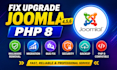 fix upgrade joomla 4,5,6 PHP 8 malware removal migration bug fix security backup