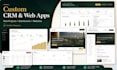 develop custom saas, CRM, web applications, with react, next