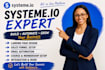 create systeme io landing page systeme io website funnel systeme io sales funnel