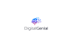 do a modern technology ai digital business logo