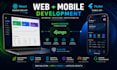 develop django react and flutter web and mobile applications