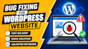 fix wordpress bugs, errors and issues on your website
