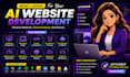 build a custom ai website with chatbot and modern ai features