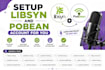 setup libsyn and pobean account for you