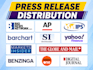 do press release distribution on bignewsnetwork,com, ipsnews,net and apnews,com