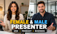 create ai spokesperson and professional presenter videos