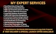 do expert excel data entry and web research